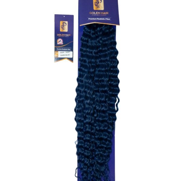 Golen Deep Wave Fluffy Braiding Hair - Colour Dark Blue