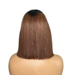 Golen Hair 10 Inch Short Human Hair Wig – Vietnamese Bone Straight T1B/4 Color 2×6 Lace Bob Wig, Glueless Human Hair Bob Wig - Image 7