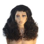 Golen Hair 99J Bouncy Afro Curls Human Hair Wig – 350 Density Afro Curly Hair Wig with Big Bouncy Burgundy Curls - Image 9