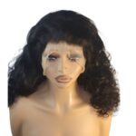 Golen Hair 99J Bouncy Afro Curls Human Hair Wig – 350 Density Afro Curly Hair Wig with Big Bouncy Burgundy Curls - Image 4