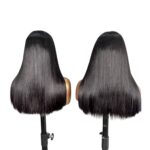 Golen Hair Bone Straight Vietnamese Hair Wig 18 Inch 2x6 Lace Wig Glueless Human Hair Wigs Raw Vietnamese Human Hair Bone Straight Wig Natural Black - Image 5