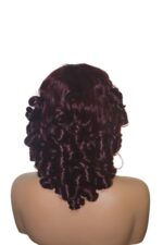 Golen Hair 30 Inch Kinky Straight Human Hair Wig – Black 13×4 Lace Frontal Wig, 350 Density Raw Kinky Straight Human Hair Wig - Image 5