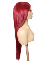 Golen Hair Vietnamese Bone Straight Hair Wig 26 Inch 99J | 2x6 Lace Closure Glueless Human Hair Wig | Raw Vietnamese Human Hair - Image 4