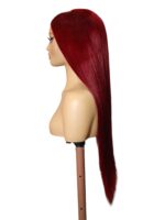 Golen Hair Vietnamese Bone Straight Hair Wig 26 Inch 99J | 2x6 Lace Closure Glueless Human Hair Wig | Raw Vietnamese Human Hair - Image 3