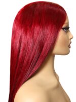 Golen Hair Vietnamese Bone Straight Hair Wig 26 Inch 99J | 2x6 Lace Closure Glueless Human Hair Wig | Raw Vietnamese Human Hair - Image 2