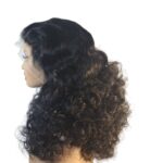 Golen Hair 99J Bouncy Afro Curls Human Hair Wig – 350 Density Afro Curly Hair Wig with Big Bouncy Burgundy Curls - Image 7