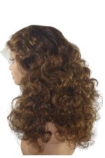 Golen Hair Black Bouncy Curls Human Hair Wig – 20 Inch 350 Density Big Bouncy Curl Wig - Image 4