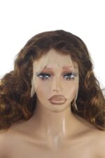 Golen Hair Black Bouncy Curls Human Hair Wig – 20 Inch 350 Density Big Bouncy Curl Wig - Image 6