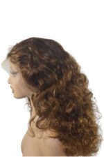 Golen Hair Black Bouncy Curls Human Hair Wig – 20 Inch 350 Density Big Bouncy Curl Wig - Image 7