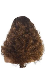 Golen Hair Black Bouncy Curls Human Hair Wig – 20 Inch 350 Density Big Bouncy Curl Wig - Image 8