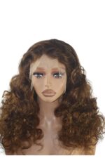 Golen Hair Black Bouncy Curls Human Hair Wig – 20 Inch 350 Density Big Bouncy Curl Wig - Image 3