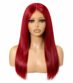 Golen Hair Vietnamese Bone Straight Hair Wig 26 Inch 99J | 2x6 Lace Closure Glueless Human Hair Wig | Raw Vietnamese Human Hair