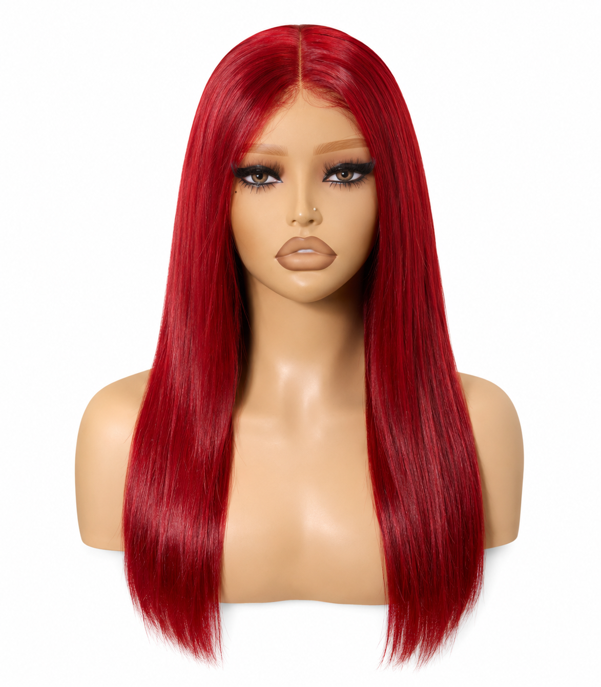 ChatGPT Image May 11, 2026, 09_42_22 AM Golen Hair Vietnamese Bone Straight Hair Wig 26 Inch 99J | 2x6 Lace Closure Glueless Human Hair Wig | Raw Vietnamese Human Hair - Image 1