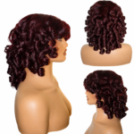 Golen Hair 30 Inch Kinky Straight Human Hair Wig – Black 13×4 Lace Frontal Wig, 350 Density Raw Kinky Straight Human Hair Wig