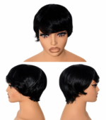 Golen Hair Short Human Hair Wig – Glueless Wig & Pixie Cut Wig for Women | Real Human Hair Short Wigs with Natural Style