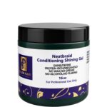Golen Hair Neat Braid Conditioning Shining Gel 16oz – Extreme Hold Hair Braiding Gel, Edge Control, Natural Shine Styling Gel for Curly, Wavy & Natural Hair