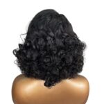 Golen Hair 12 Inch Bouncy Curls Human Hair Wig – 5x5 Lace Wig 250 Density Bouncy Curl Wig - Image 2