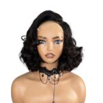 Golen Hair 12 Inch Bouncy Curls Human Hair Wig – 5x5 Lace Wig 250 Density Bouncy Curl Wig - Image 6
