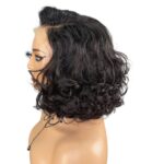Golen Hair 12 Inch Bouncy Curls Human Hair Wig – 5x5 Lace Wig 250 Density Bouncy Curl Wig - Image 9