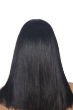 Golen Hair Bone Straight Vietnamese Hair Wig 14 Inch 2x6 Lace Wig Glueless Human Hair Wigs Raw Vietnamese Human Hair Bone Straight Wig Natural Black - Image 4