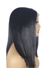 Golen Hair Bone Straight Vietnamese Hair Wig 14 Inch 2x6 Lace Wig Glueless Human Hair Wigs Raw Vietnamese Human Hair Bone Straight Wig Natural Black - Image 7